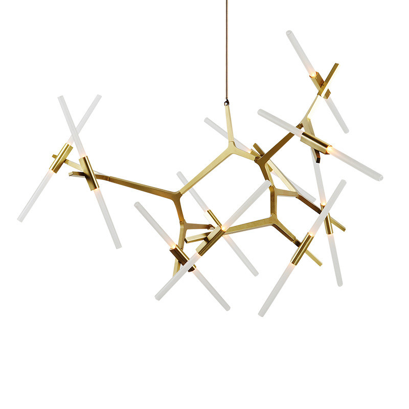 Rotate 360 Degree Aluminium G9 Ceiling Pendant Lighting For Living Room