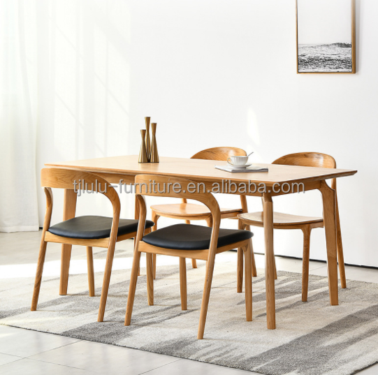 Living Room Chair Modern Armless Wooden Dining Chairs Solid Wood Chair Wooden Furniture