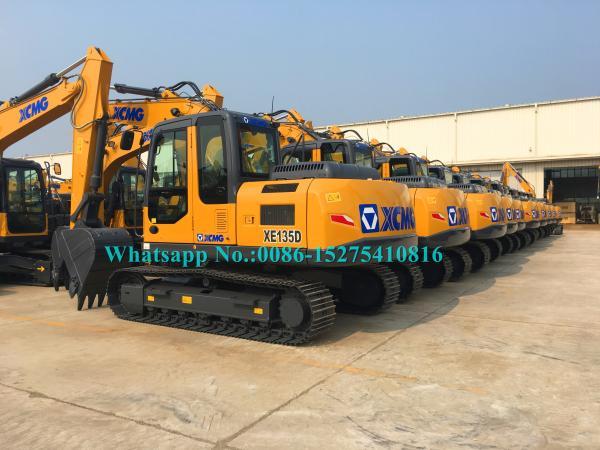 72.7kw Heavy Digging Machinery ,13 Ton Excavator With 0.4 M3 Bucket Capacity