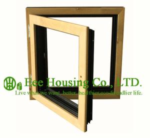 Wholesale Casement( Swing ) Type Wood Clad Aluminum Window with Insulating Double Glass For Villas from china suppliers