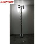 roof mast light tower foldable pneumatic mast light tower vehicle roof mount