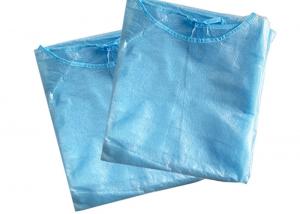 China PP PE Coated Waterproof Laminated Nonwoven Fabric 40gsm Non Toxic For Isolation Gowns on sale
