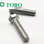 Metal Hexagon Head Bolts Are Made Of Carbon Steel With DIN 933 Thread
