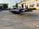 Single-Axle Four-Car Vehicle Carrier Transport Truck Semi Trailer with