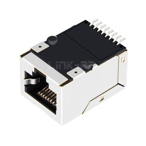 Wholesale LPJ19012DNL 10/100 Base-T Tab Up Without LED Single Port SMT RJ45 Connector from china suppliers
