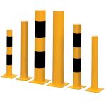 Black Bull Type XL Heavy Duty Bollard - 273 x 1200mm - Yellow and Black From
