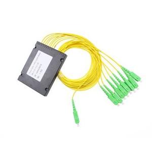 China ABS 1 * 8 PLC Splitter Small Size Compact SC/APC PLC Splitter on sale