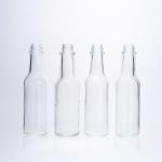 5oz 150ml Hot Sauce Woozy Glass Bottle With Leak Proof Screw Cap