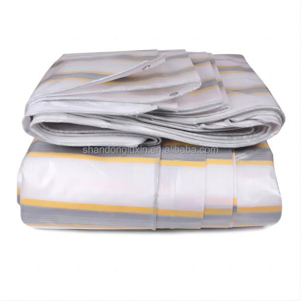 2024 Products Waterproof All Purpose PE Tarpaulin Cover in Double Blue/White
