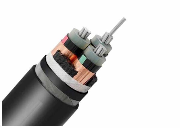 HT Underground Armoured Electrical Cable AL / XLPE / CTS / PVC / STA 15KV 3 X