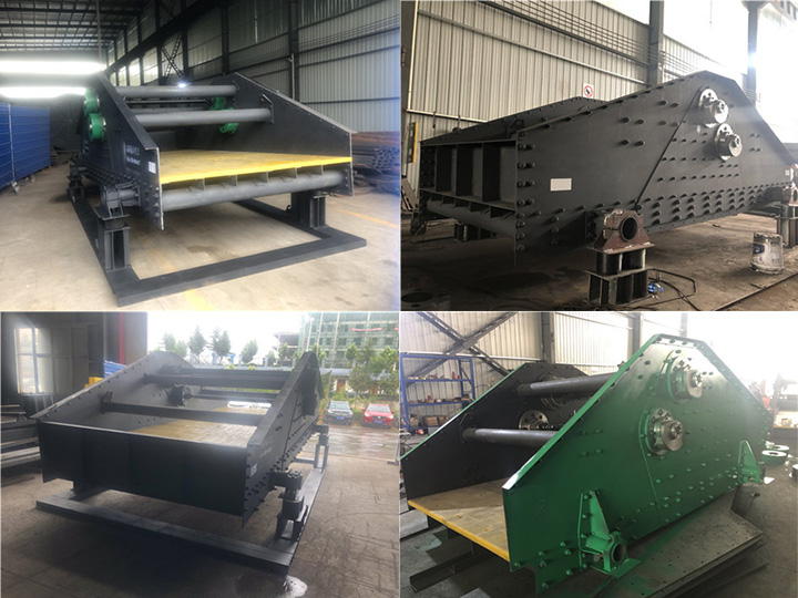 11kw Sand Dewatering Screen , Dewatering Vibrating Screen Mining Applied