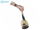 N Male Plug Straight To Gold Plated SMA Male Pigtail Antenna Cable Coaxial
