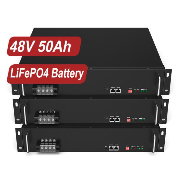 High Energy Lithium Ion Battery 48V 50Ah 100Ah LiFePO4 For Solar Energy Storage