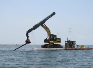 Wholesale 25 Meters Long Excavator Telescopic Boom , 0.42 cbm Excavator Long Reach Boom from china suppliers
