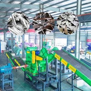 Wholesale Hydraulic Scrap Radiator Scrap Car Bicycle Shredder Waste Steel Iron Scrap Copper and Aluminum Crusher from china suppliers
