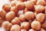 Size Sieved Roasted Chickpeas Snack , Crispy Yellow Roasted Chickpeas Good Taste