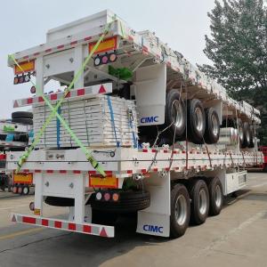 Wholesale Mechanical Suspension Tri Axle 60T Side Wall Trailer from china suppliers
