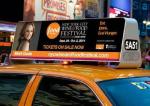 Durable Taxi Led Display Double Sided , P5 Car Led Advertisement Display