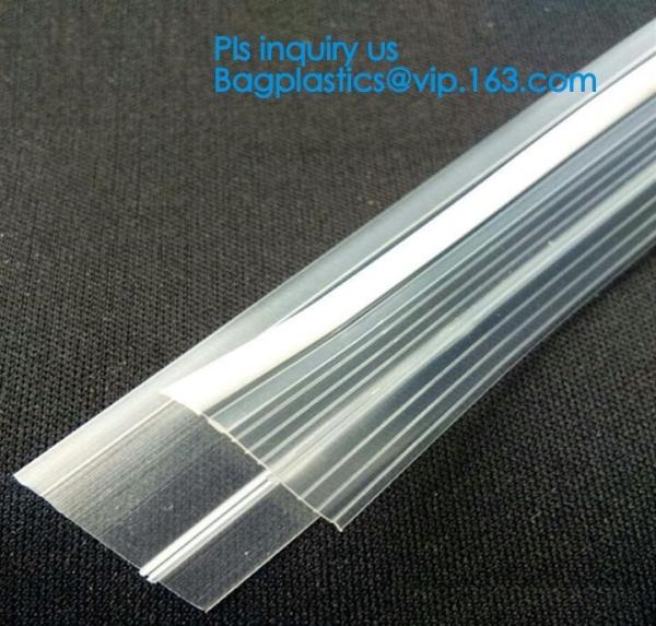 PE Plastic flange zipper for food bag, PE Zip lockkk sealed food bag flange
