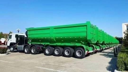 Steel Rear End Tipper Trailer Dump Semi Truck Trailer with Jost E100 Landing