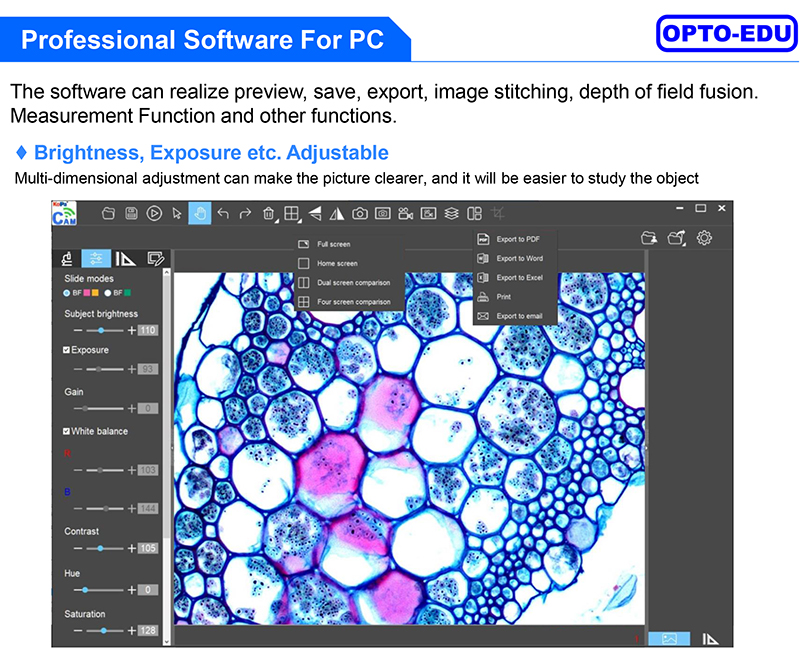 Digital 5G Usb Microscope Camera OPTO EDU A59.4972