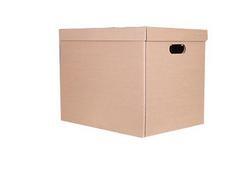 China Recyclable Office Paper Box  Corrugated Paper Office File Storage Banker Box on sale