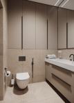Waterproof Floating Bathroom Vanities Washbasin Cabinets