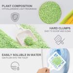 Sustainable Fast Clumping Green Tea Cat Litter Dust Free Superior Absorbency