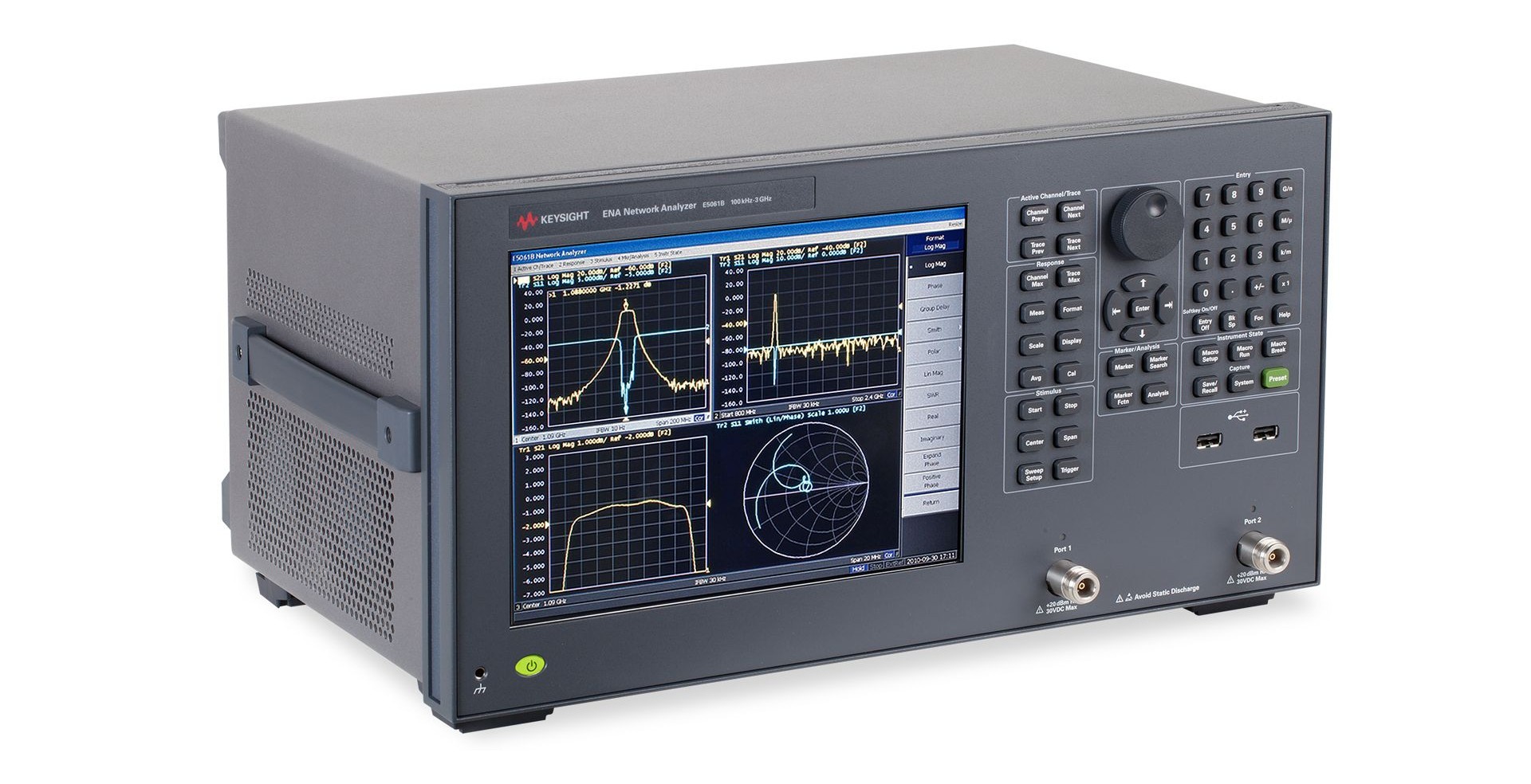 Keysight E5061B Network Analyzer 5 Hz to 3 GHz ENA Vector Network Analyzer
