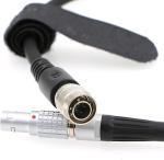 Straight Camera Power Extension Cable 2 Pin Lemo To Hirose 4 Pin