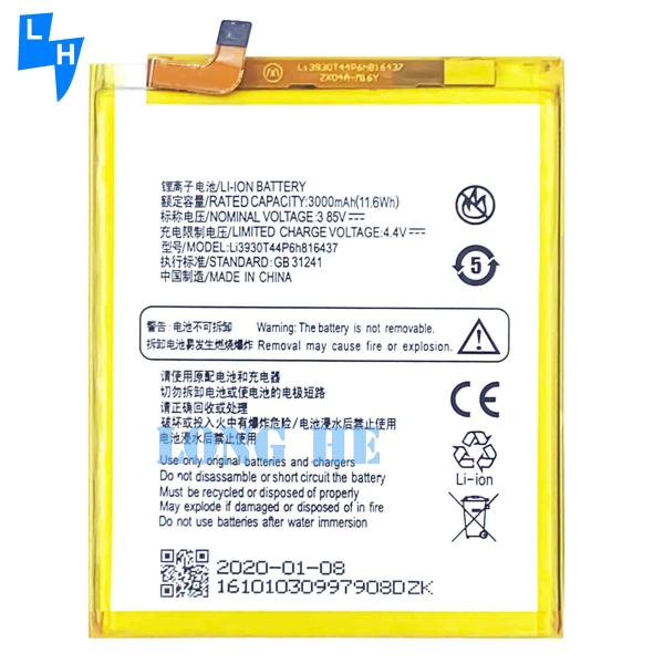 100% Compatible For ZTE Blade X Z965 3000mAh Li3930T44P6h816437 Replacement