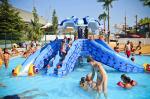 Octopus Mini Pool Slide Outdoor Indoor Children Play Pool Fiberglass With Roof