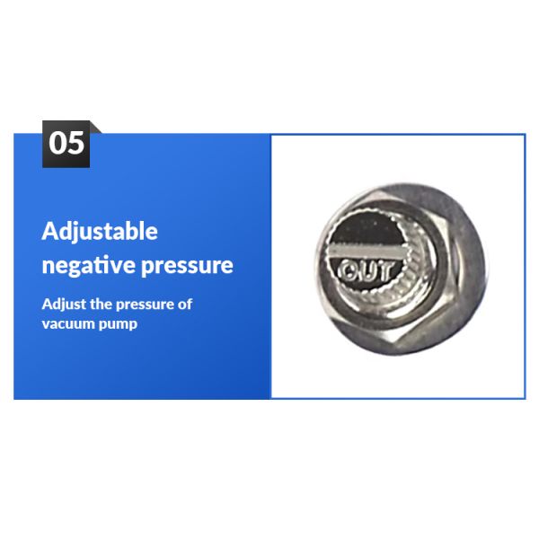 High Vacuum Portable Oil-Free Diaphragm Pump Low Noise Lab Equipment Adjustable Positive & Negative Pressure