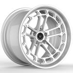 20x11 2-PC Forged Aluminum Alloy RimsSilver Barrel+Brush Disc For Audi RS6