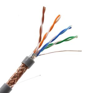 Wholesale 24AWG Network CAT5E Ethernet Cable 4pr PVC 4 Pair 0.5mm CU CCA from china suppliers