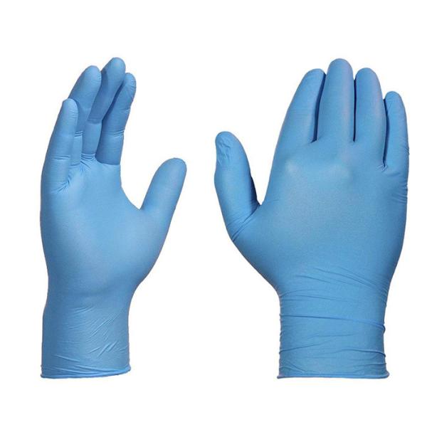 100-Packs Disposable Gloves,Nitrile Gloves,Cleaning Gloves with EN455, EN374,