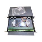 Rack Mount 19 Inch Fiber Optic Patch Panel For Single Mode Or Multimode Cable