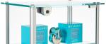 Metal Smart Cabinet Lock , Sliding Lock Type Cabinet Door Locks