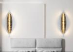 Copper wall lamp living room background wall modern simple bedroom bedside lamp