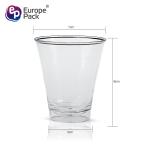 Wholesale eco friendly 150ml disposable ps transparent tasting cups