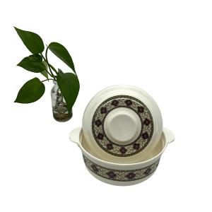 Wholesale 8.5'' Housewares Flower Melamine Bowl Lid Dinnerware Durable from china suppliers