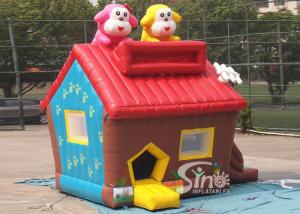 Wholesale Colorful Small Cute Puppy Bounce House With Anti Ruptured PVC Custom Made from china suppliers