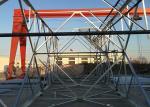 Q235B / Q345B Material Hot-Dip Galvanizing Mobile Telecom Tower For Communicatio