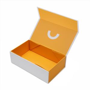 China White Perfume Foldable Rigid Paper Gift Box For Jewellery CMYK Printing on sale