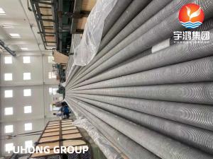 Wholesale ASTM A249 TP304 Stainless Steel Welded Tube with AL Fin HFW Solid Finned Tube from china suppliers