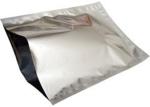 Food Grade Silver Three Side Seal Pouch FDA Approval For Tea / Snack And Nut