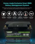 High Performance Deep Cycle LiFePO4 Battery L5 12V 12.8V 100Ah For RV Camper Van