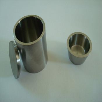 High Density 10.2g/cm3 Fabricated Molybdenum Crucible With Caps
