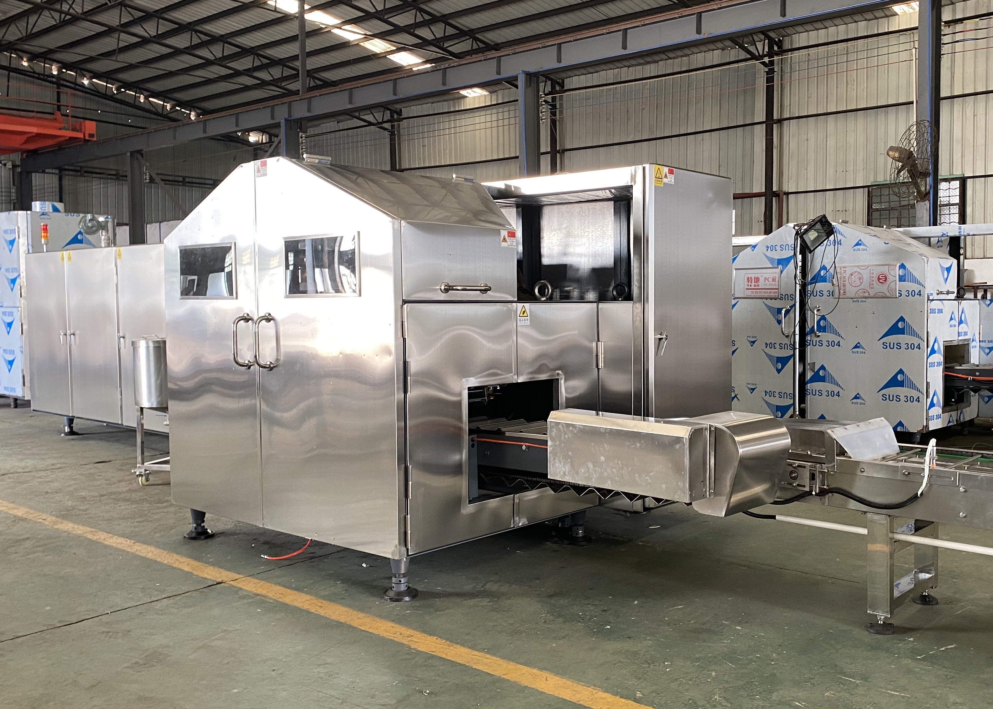 PLC Flat Shape 3.37kw Automatic Sugar Cone Making Machine