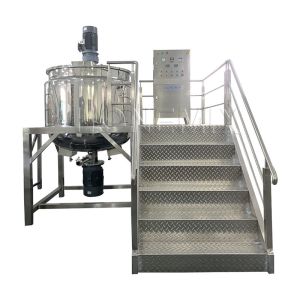 Wholesale 1000L Detergent Liquid Mixer Machine Electric Heating Homogenizer Mixer Machine from china suppliers